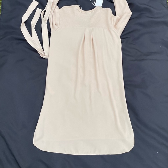 Zara Beige Knit Dress with a soft-touch belt Size Small - Picture 16 of 16